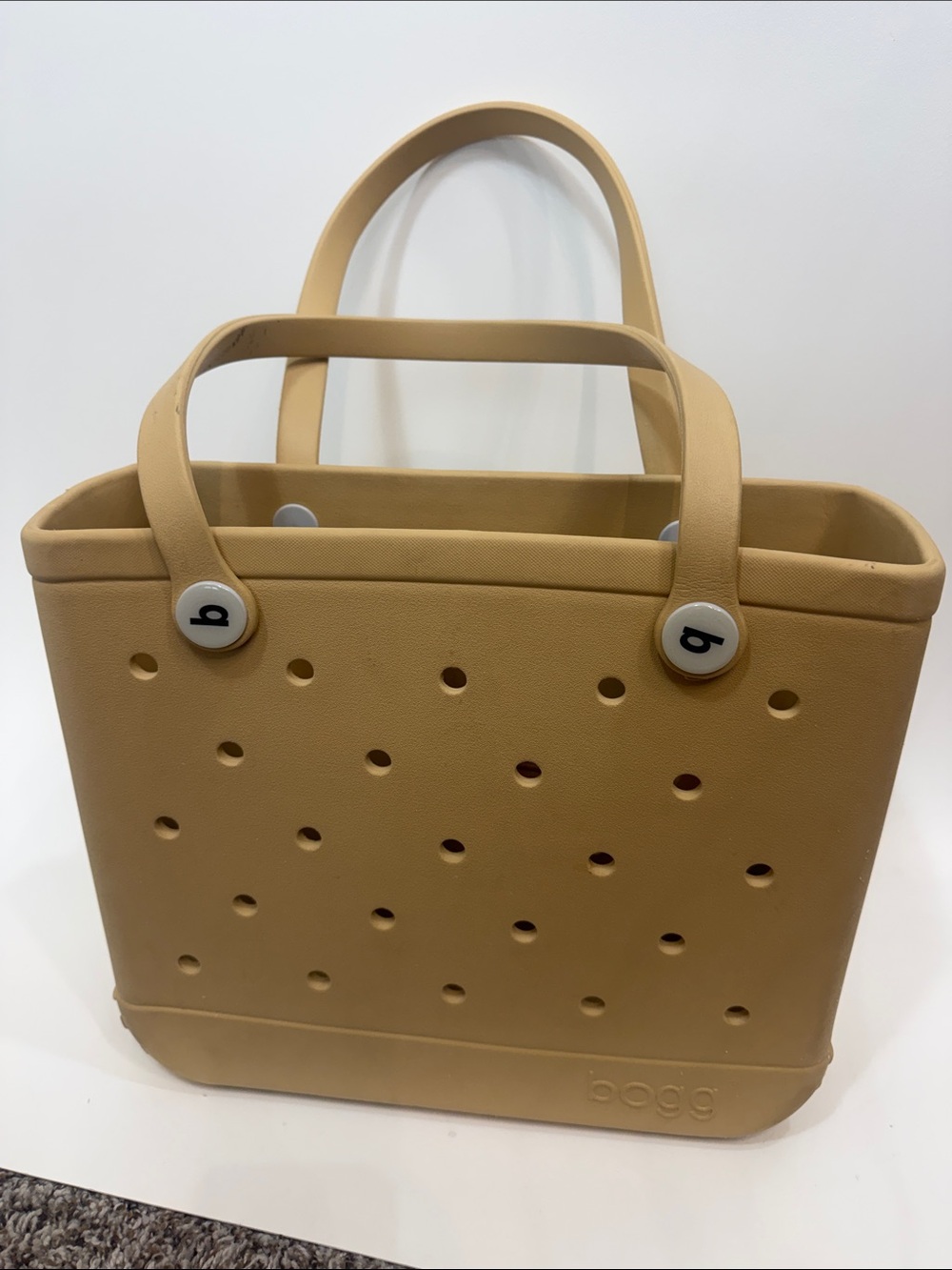 Bogg Bag Baby Bogg tote bag Beach Travel Tan.